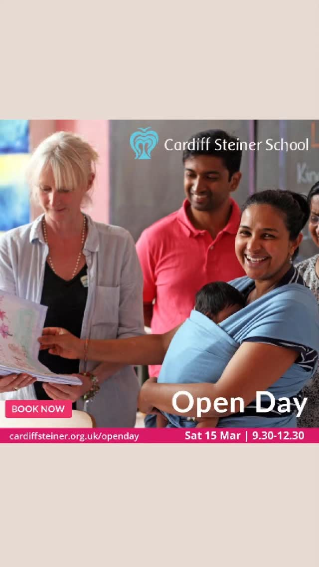 🌷 Curious about Steiner Education? Our next WHOLE SCHOOL OPEN DAY is Sat 15 March and everyone is welcome. It's a great opportunity to look around, meet the teachers, talk to parents and find out more about Steiner Education and how it can benefit your child.

Find out More & Book in the Linktree in our bio

The international Steiner curriculum integrates arts and academics into a rich and rounded education, where all students can fulfil their potential.

Fom our nurturing and holistic early years, to our ground-breaking Upper School, come and experience the School’s unique atmosphere and creative education for age 3 to 18.

The School offers the Certificate of Steiner Education - unique in Wales, this alternative, exam-free, qualification is equivalent to A Levels and the International Baccalaureate, is recognised by UCAS and accepted by UK and international universities.

Our recent graduates have gone on to study:
Engineering at the University of Exeter
Criminology at Durham University
Economics at the University of York
English Language and Linguisitics at the University of Glasgow
Business Studies at Sejong University Seoul, South Korea
and more...

#cardiff_steiner_school
#headhandsheart
#handsonlearning
#learningbydoing
#creativeeducation
#waldorfschool
#waldorfupperschool
#waldorfhighschool
#steinerschool
#steinerupperschool
#steinerhighschool
#waldorfuk
#wearewaldorf
#waldorfeducation
#steinereducation
#waldorfeducation
#waldorfkindergarten
#waldorfearlyyears
#steinerkindergarten
#waldorfopenday
#waldorfopenhouse
#steineropenday
#steineropenhouse